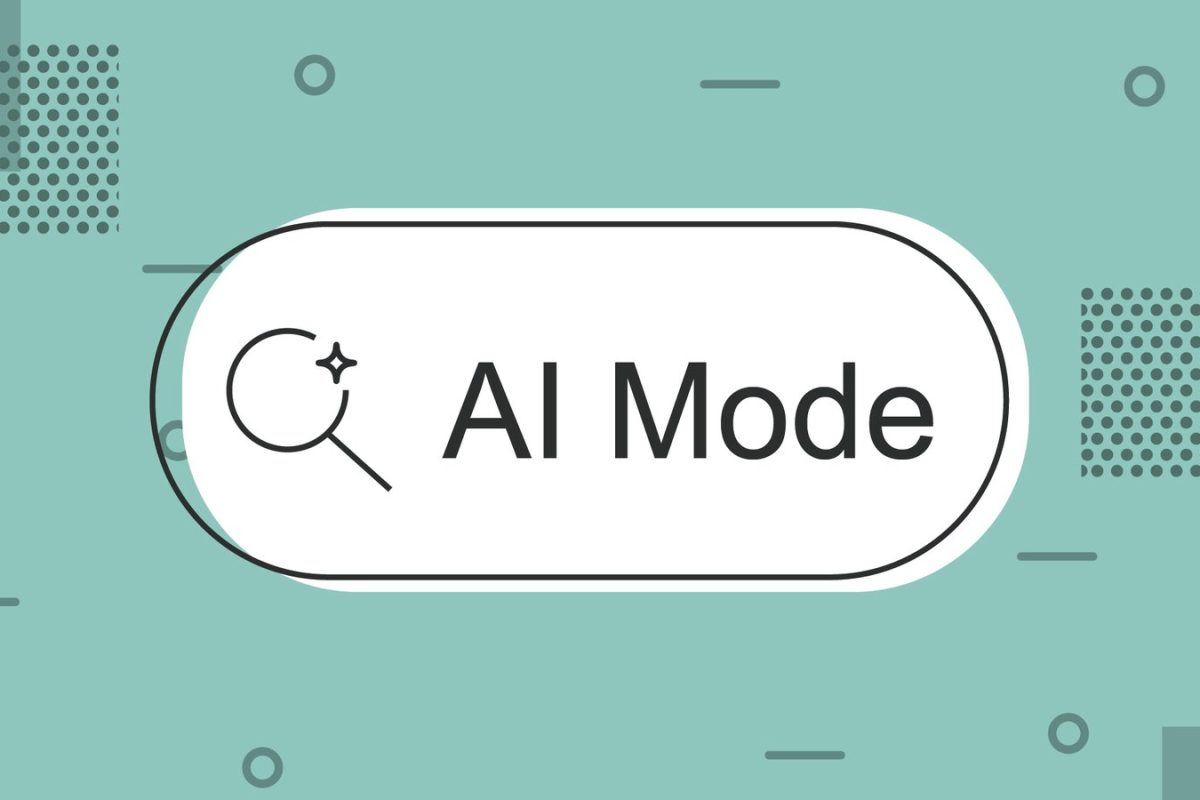 Illustration du bouton AI Mode de la recherche Google