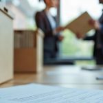 Reprise de site SEO : boîte d’archives, trousseau de clés et constat signé sur la table lors d’une passation entre agences