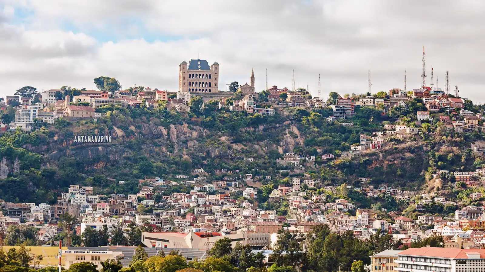 Vue de la ville d’Antananarivo, capitale de Madagascar